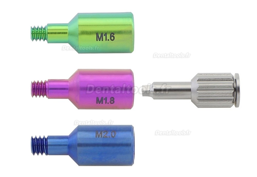 Kit universel d'extraction de vis fractur&eacute;e d'implant dentaire